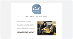 Desktop Screenshot of cookspeech.com