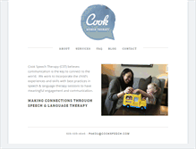 Tablet Screenshot of cookspeech.com